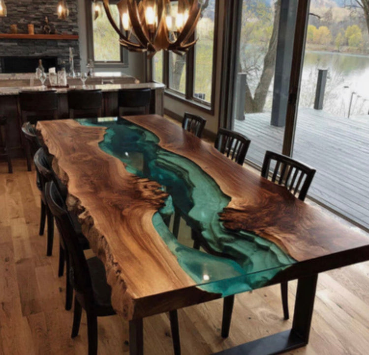 Bespoke Resin Dining Tables