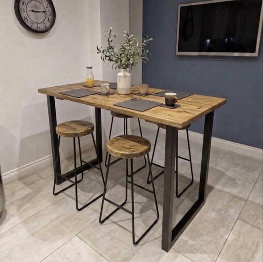 Bespoke Reclaimed Wood Breakfast Bar
