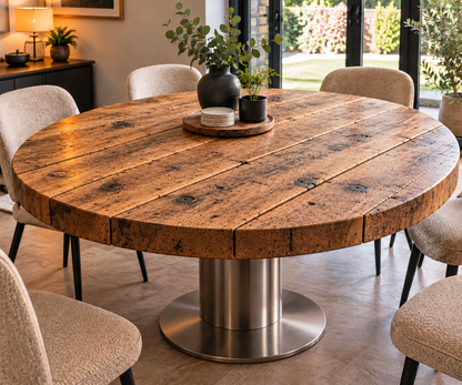 Rustic Round Table