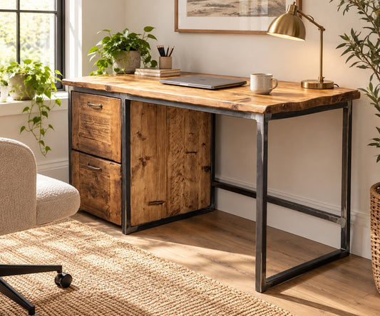 Reclaimed Wood Rustic Desk